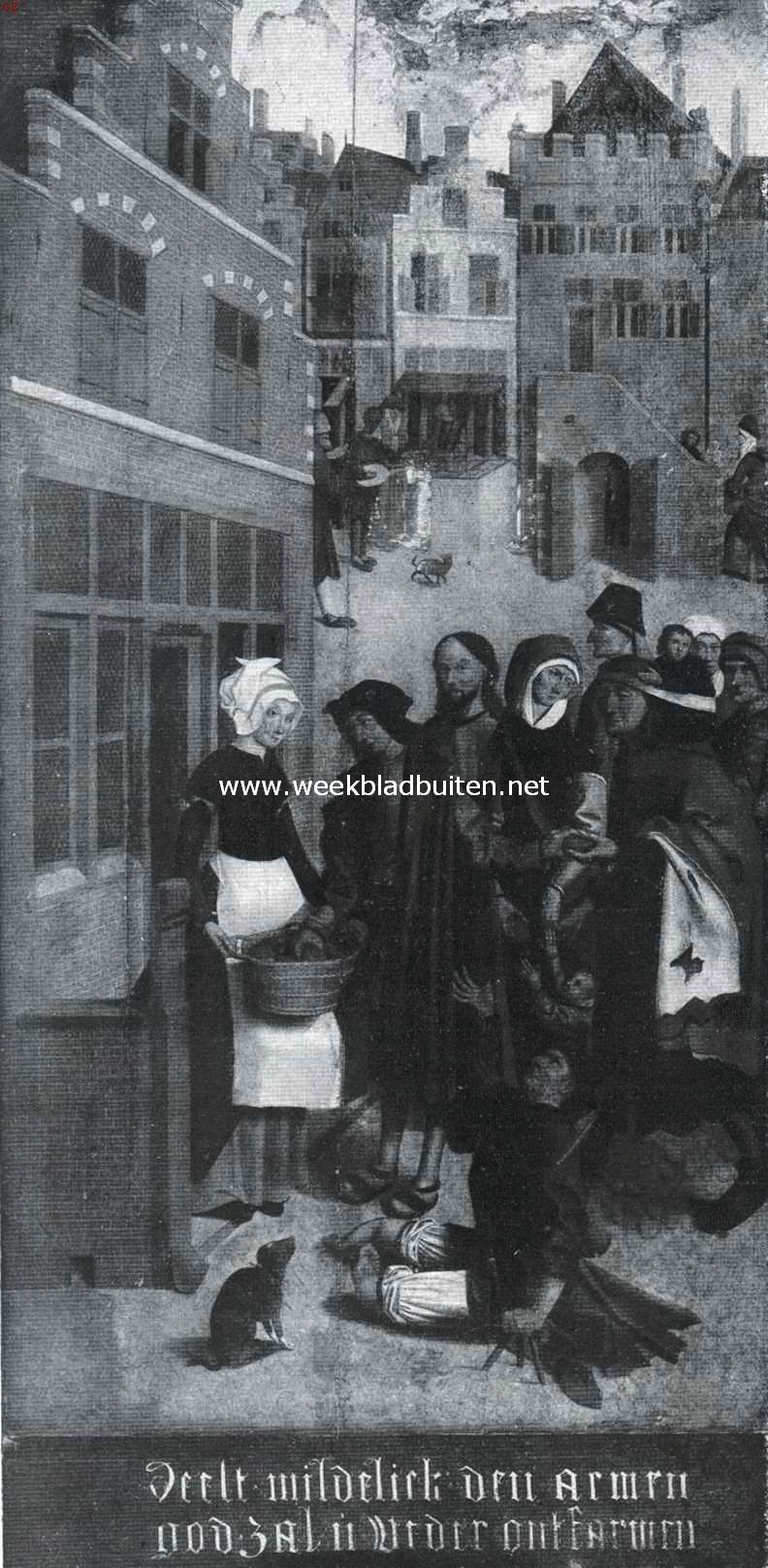 De Zeven Werken van Barmhartigheid. I. Het spijzigen van hongerigen