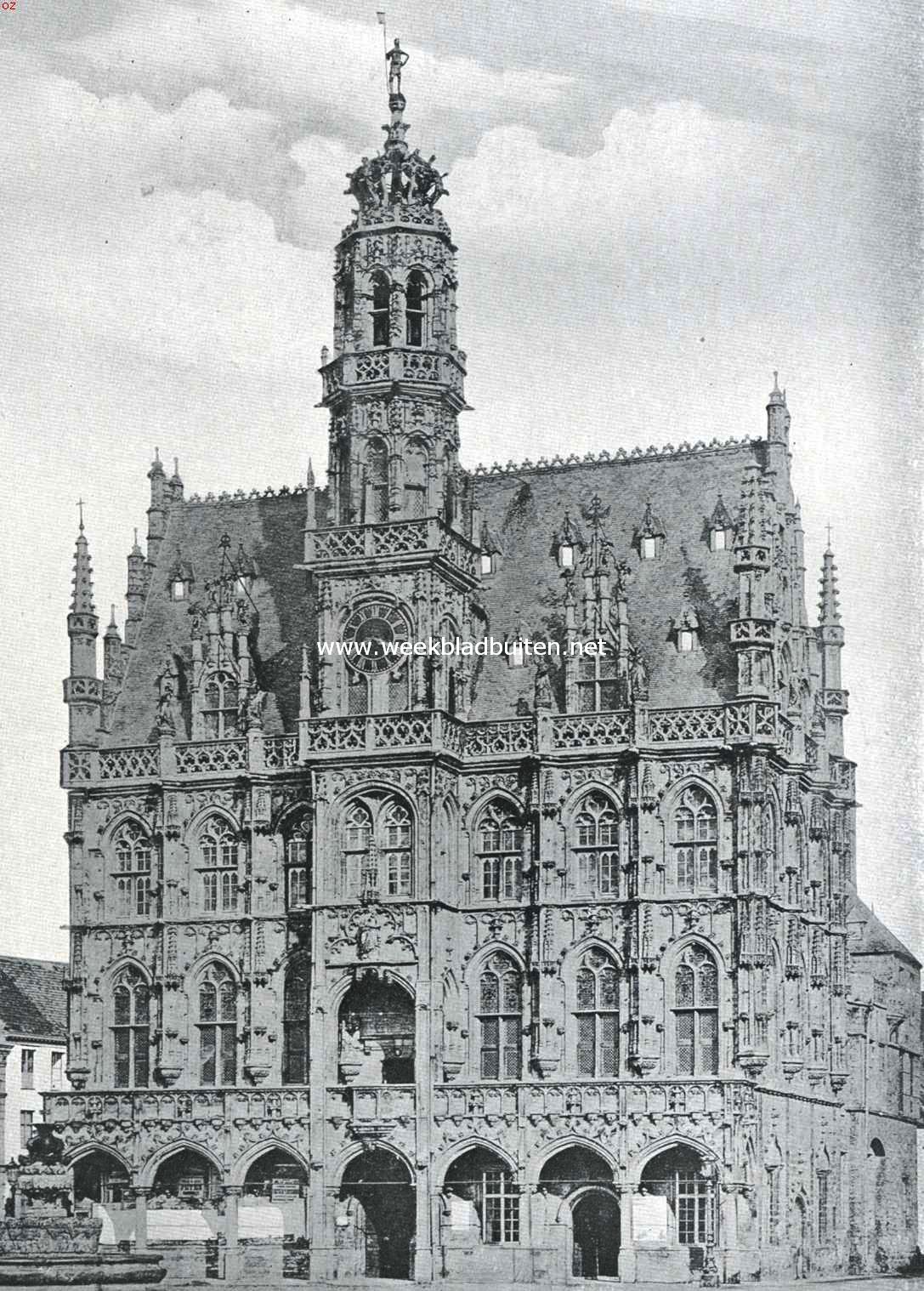 Oudenaarde. Het Stadhuis van Oudenaarde