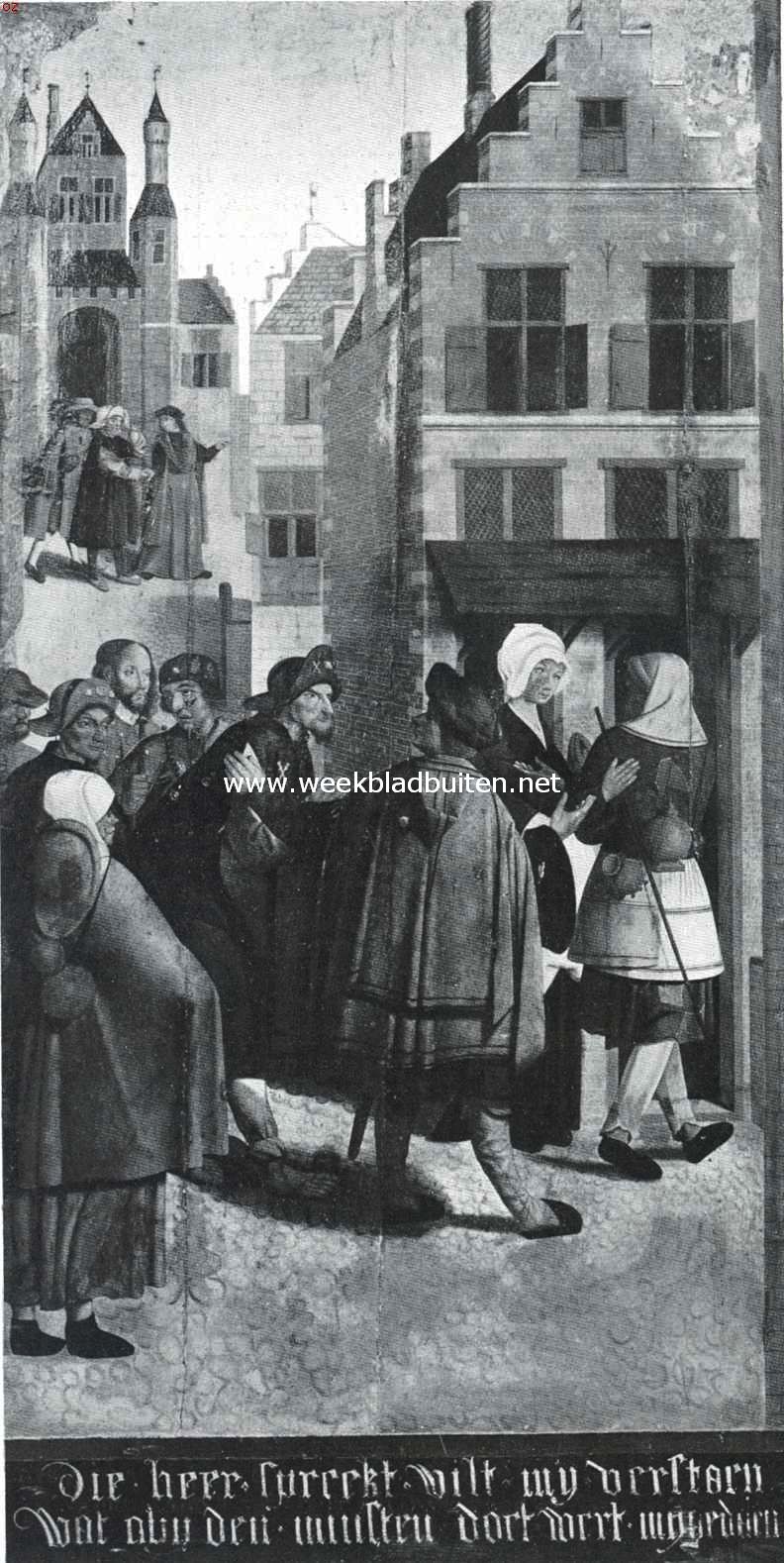 De Zeven Werken van Barmhartigheid. V. Het herbergen van pelgrims
