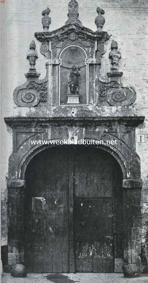 Oudenaarde. Ingangspoort van het Begijnhof