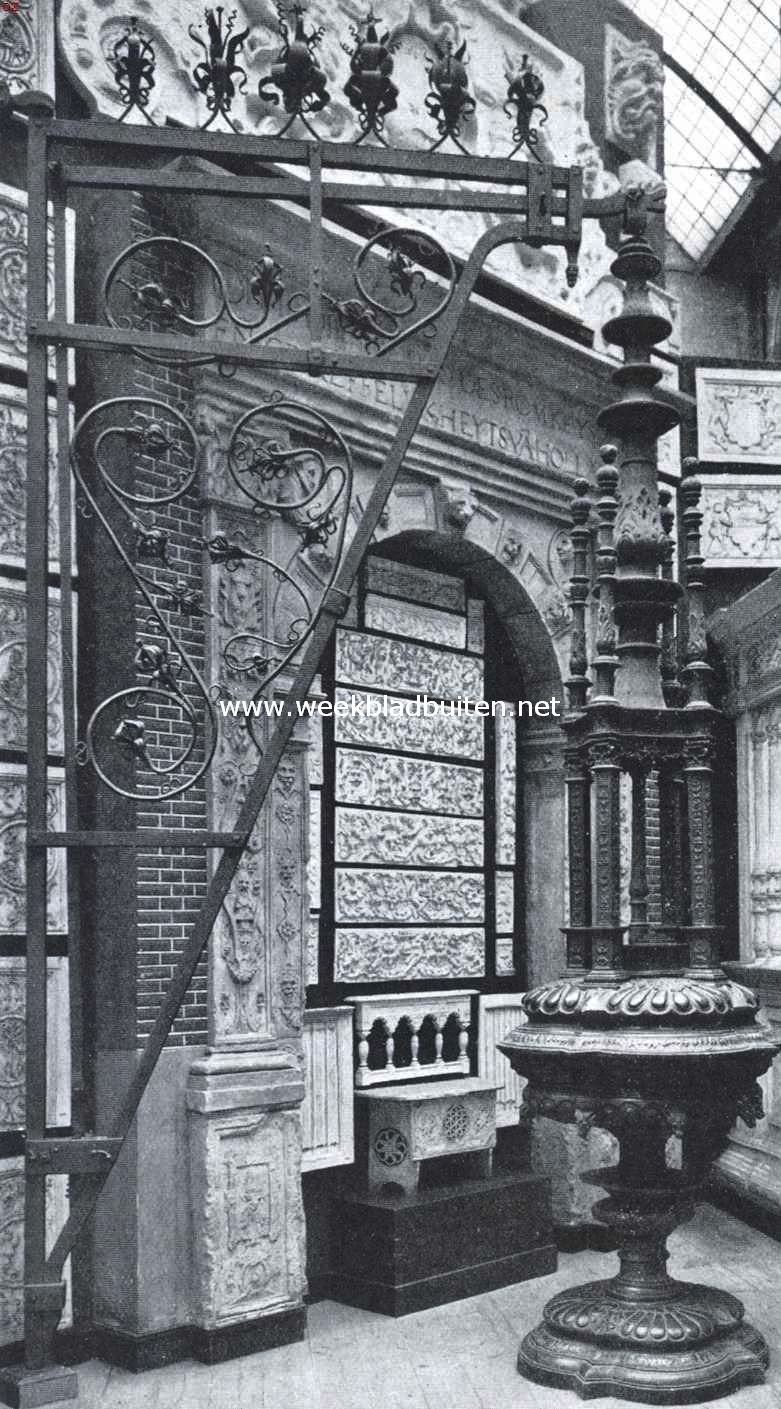 Doopvonten. Het afgietsel in het Rijksmuseum van de koperen doopvont in de Groote Kerk te Breda, gegoten in 1541