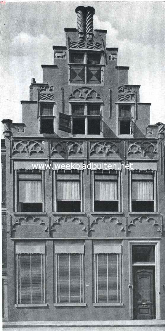 Dordrecht. De Gulden Os aan het Vischbrugplein te Dordrecht. (Begin 16e eeuw)