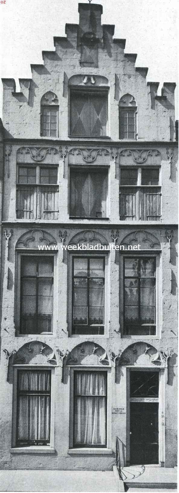 Dordrecht. Huis het Zeepaard (Wijnstraat 59). (Eerste helft 16de eeuw)