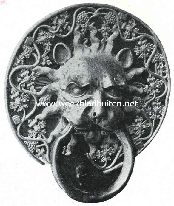 Het Rectoren-paleis te Ragusa. Deurklopper