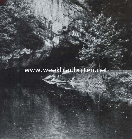Het wonder der Ardennen. De uitgang van de grot van Han