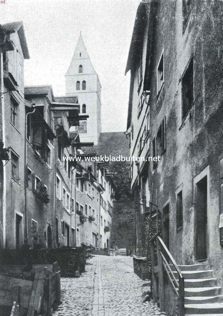Meersburg aan het Meer van Konstanz. Bovenstad