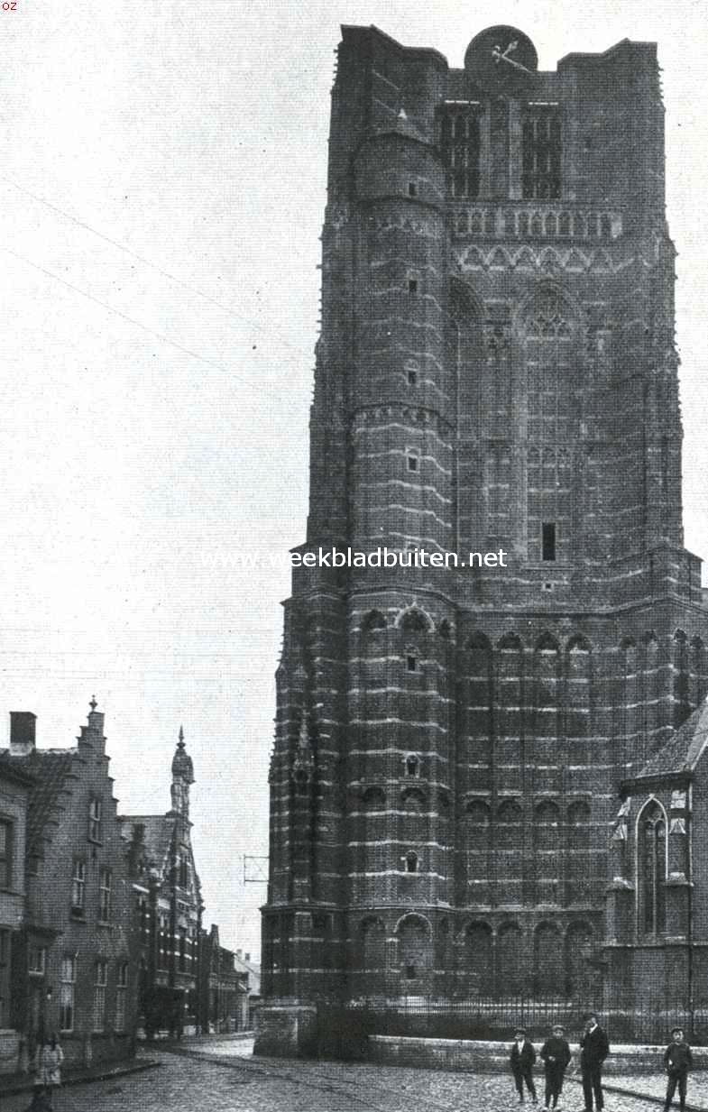 De kerktoren te Oosterhout