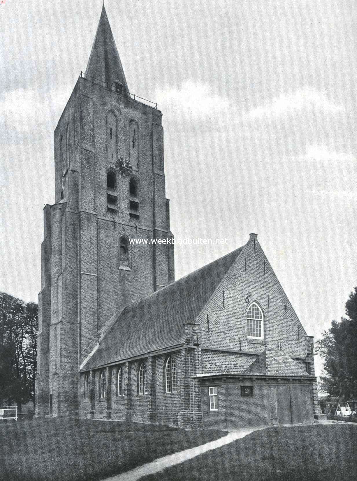 Walcheren. De kerk te Oostkapelle