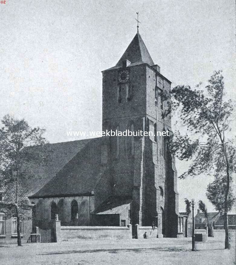 Walcheren. De kerk te Oost-Souburg