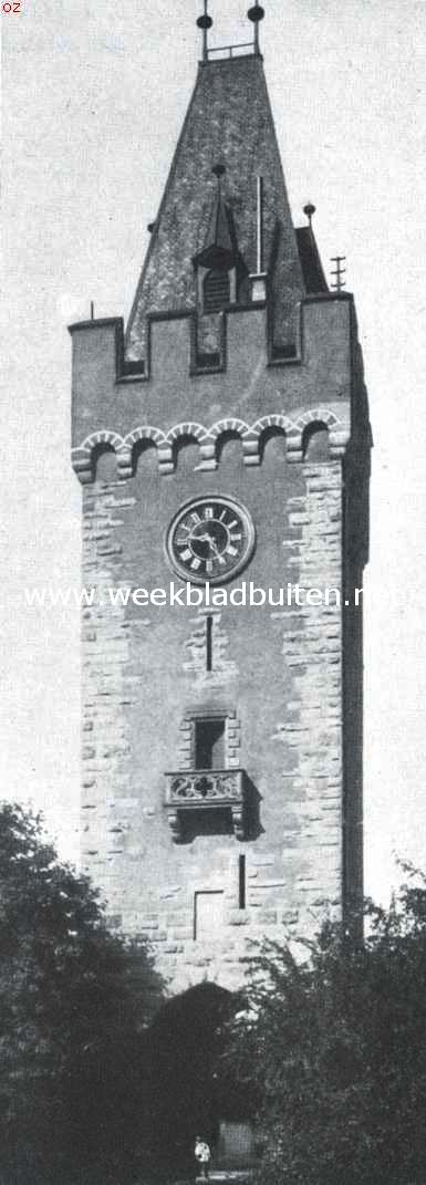 Oude Stadspoorten te Bazel. St. Albanpoort te Bazel