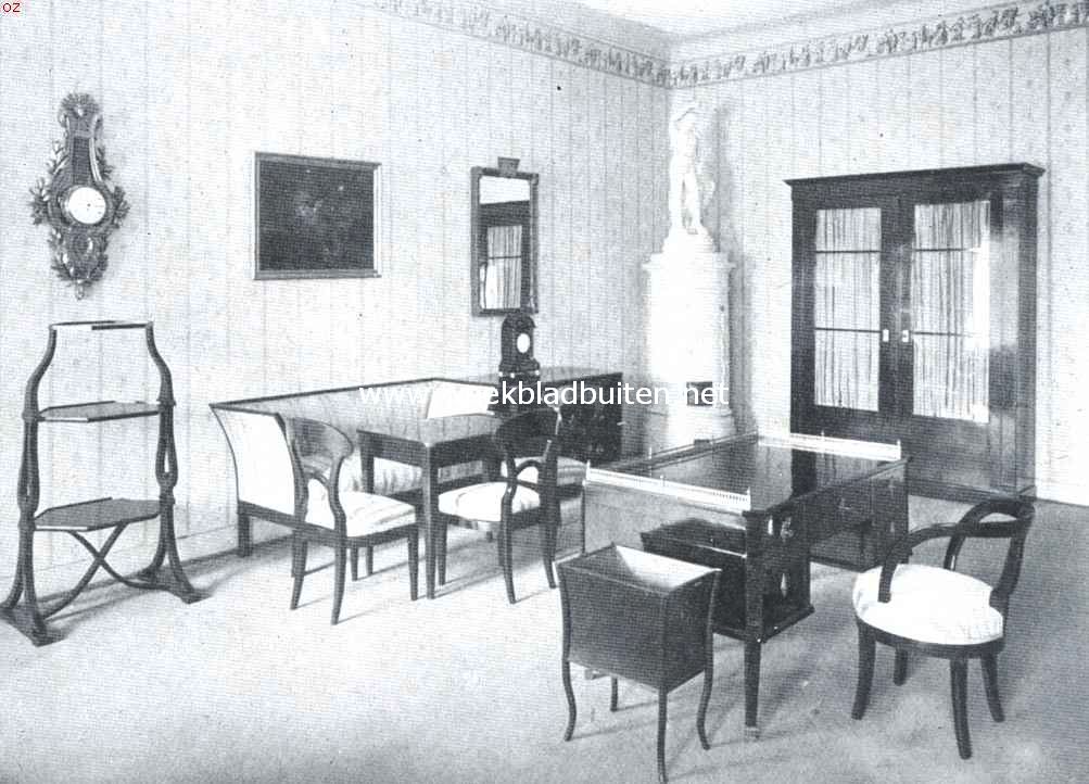 Het landhuis de Weilburg te Baden. Hoekje in een der vertrekken 2