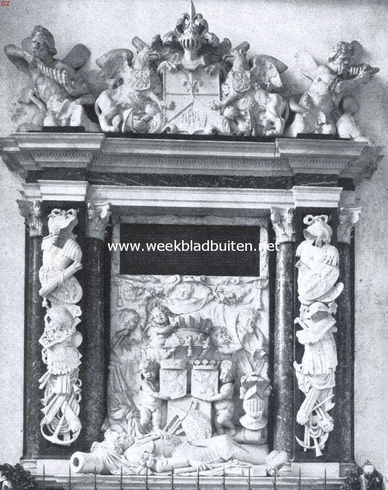 De Oude Kerk te Delft. Het praalgraf van Maarten Harpertsz. Tromp