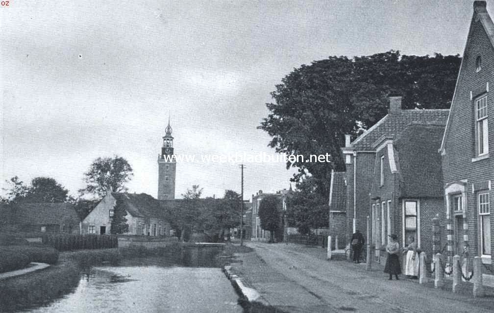 Gezicht op Nieuwkoop, met den toren van het Hooge Huis
