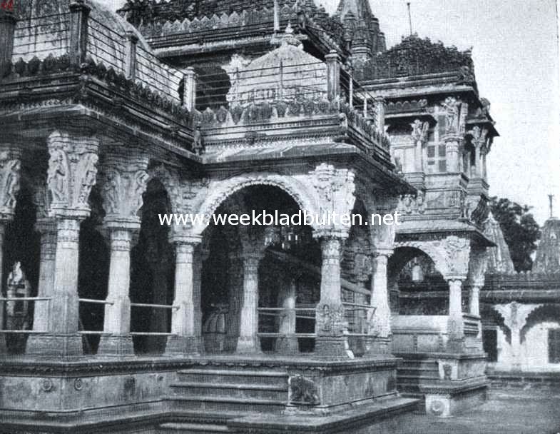 Bombay in plaatjes en praatjes. Hindoe-tempel in Bombay