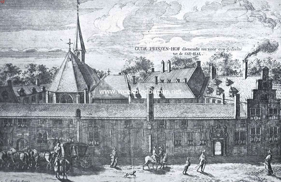 Het Prinsenhof te Delft omstreeks 1700
