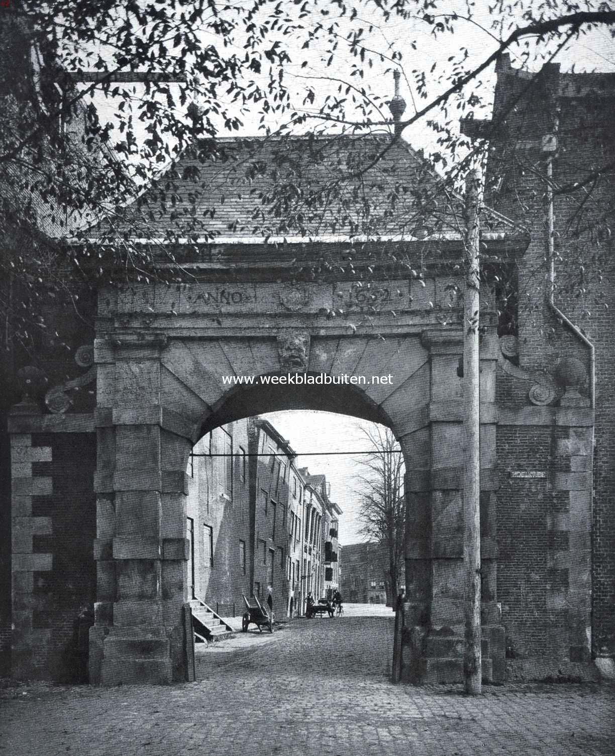 Dordrecht's stadspoorten. Het Catherijnepoortje, rivierzijde