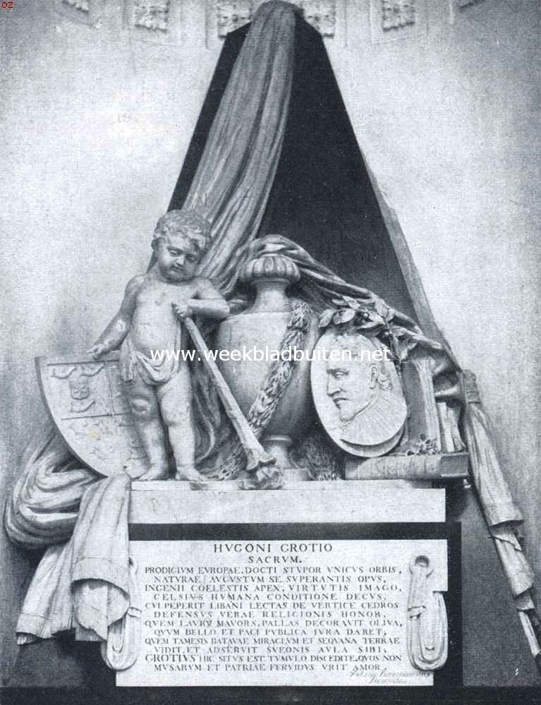 De Nieuwekerk te Delft. Het grafmonument van Hugo de Groot