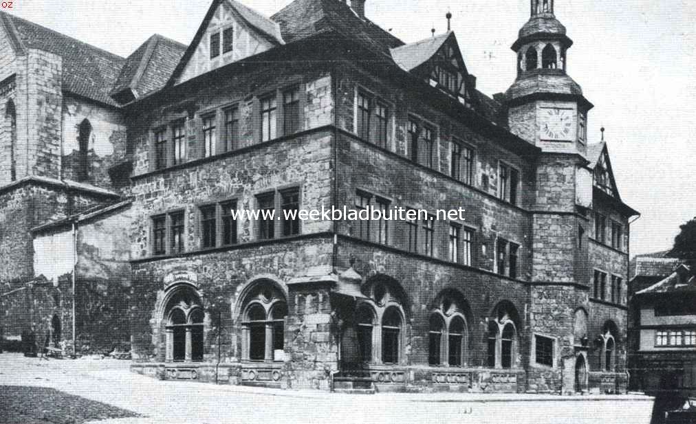 Oude Duitsche raadhuizen. Het raadhuis te Nordhausen