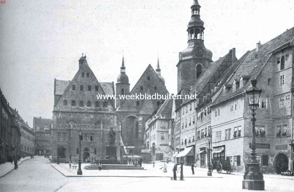Oude Duitsche raadhuizen. Het raadhuis te Eisleben