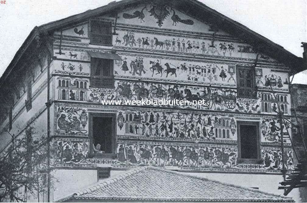 Indische steden. Hoedoe-woning te Achmed-Abad