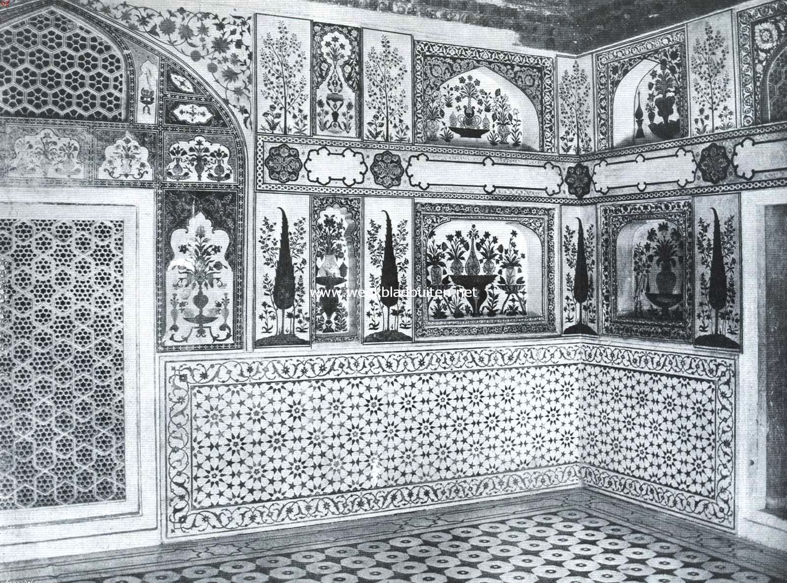 Indische steden. Hoek van de Perzische Zaal in de 