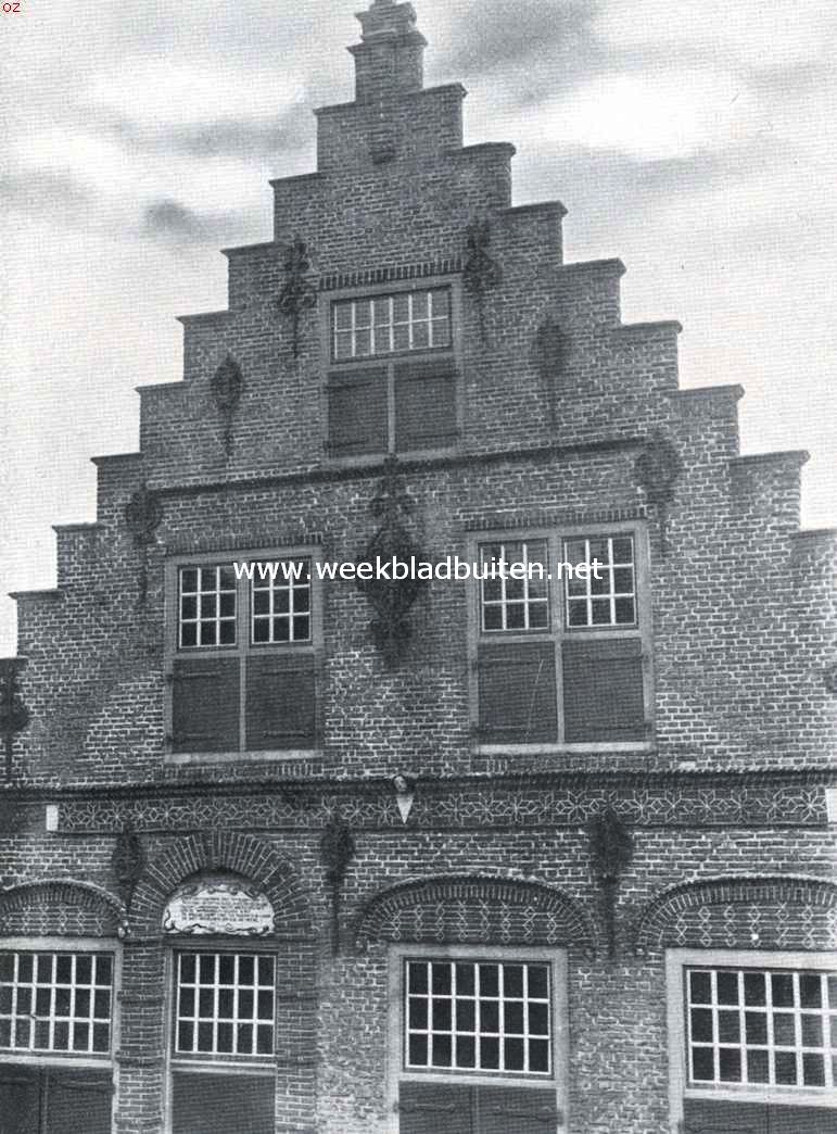 Oude gevel in de Voorstraat te St. Annaland
