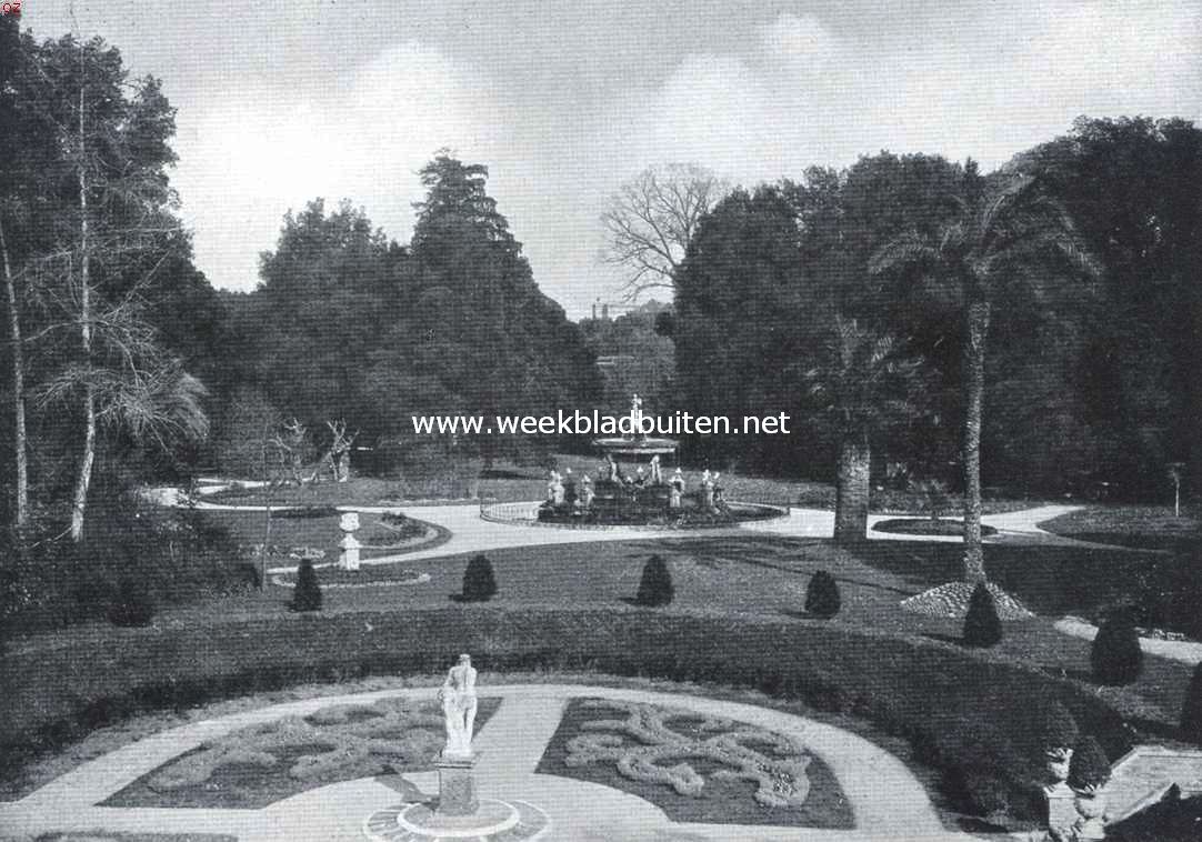 In het park van de Villa d' Este