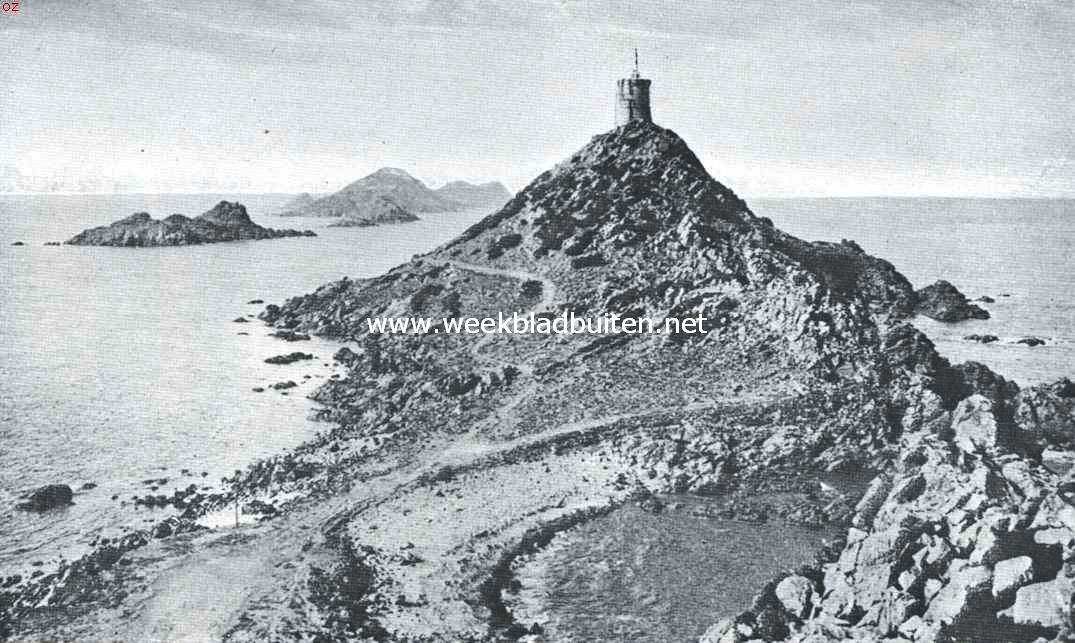 De Kaap de la Parata en de Iles Sanguinaires bij Ajaccio