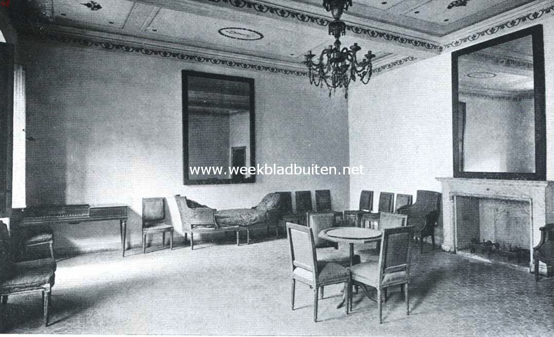 Ajaccio. Kamer in het geboortehuis van Napoleon