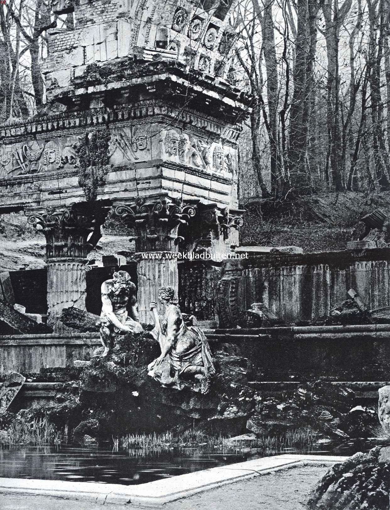 De Romiensche rune in het park van Schnbrunn