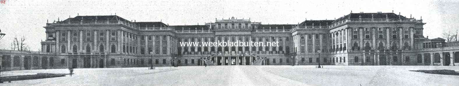 De voorgevel van het slot Schnbrunn