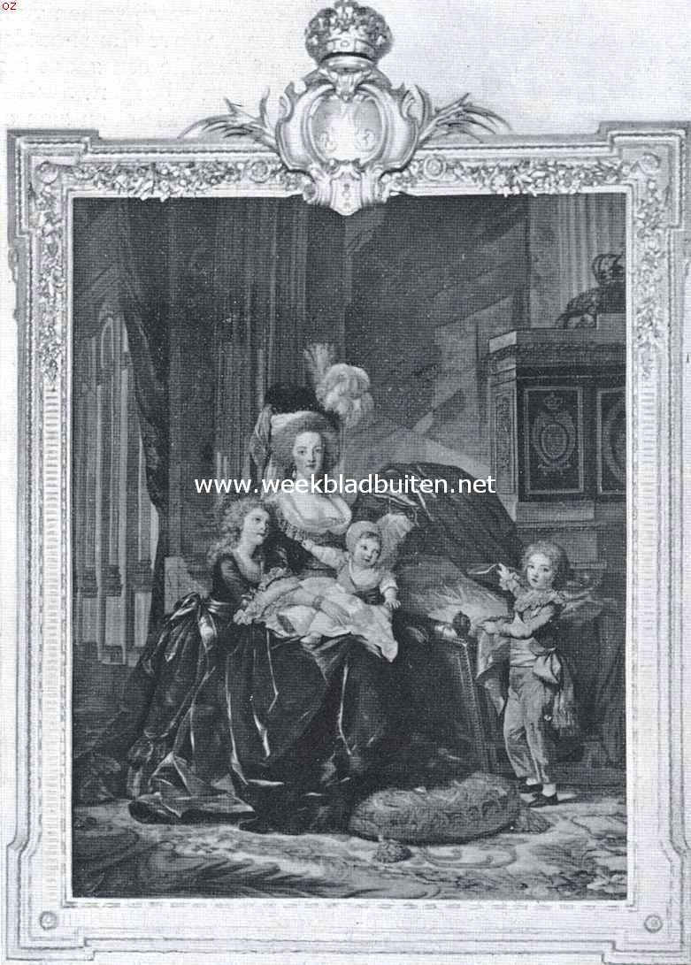 Schnbrunn. Marie Antoinette met hare kinderen. Naar madame Lebrun
