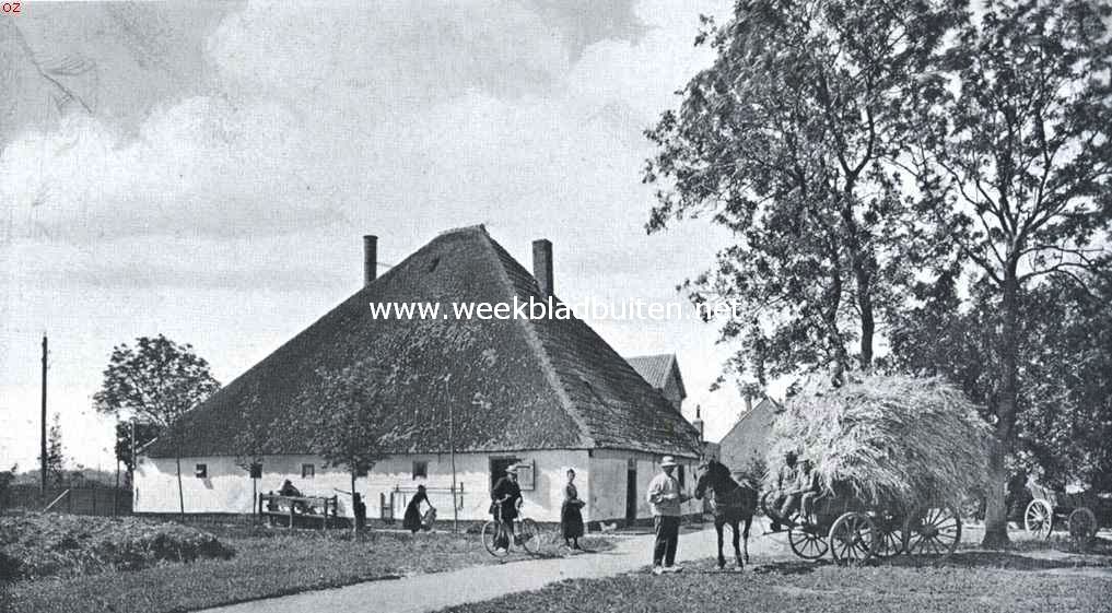 Om en in Egmond aan den Hoef. Oude boerderij te Egmond aan den Hoef