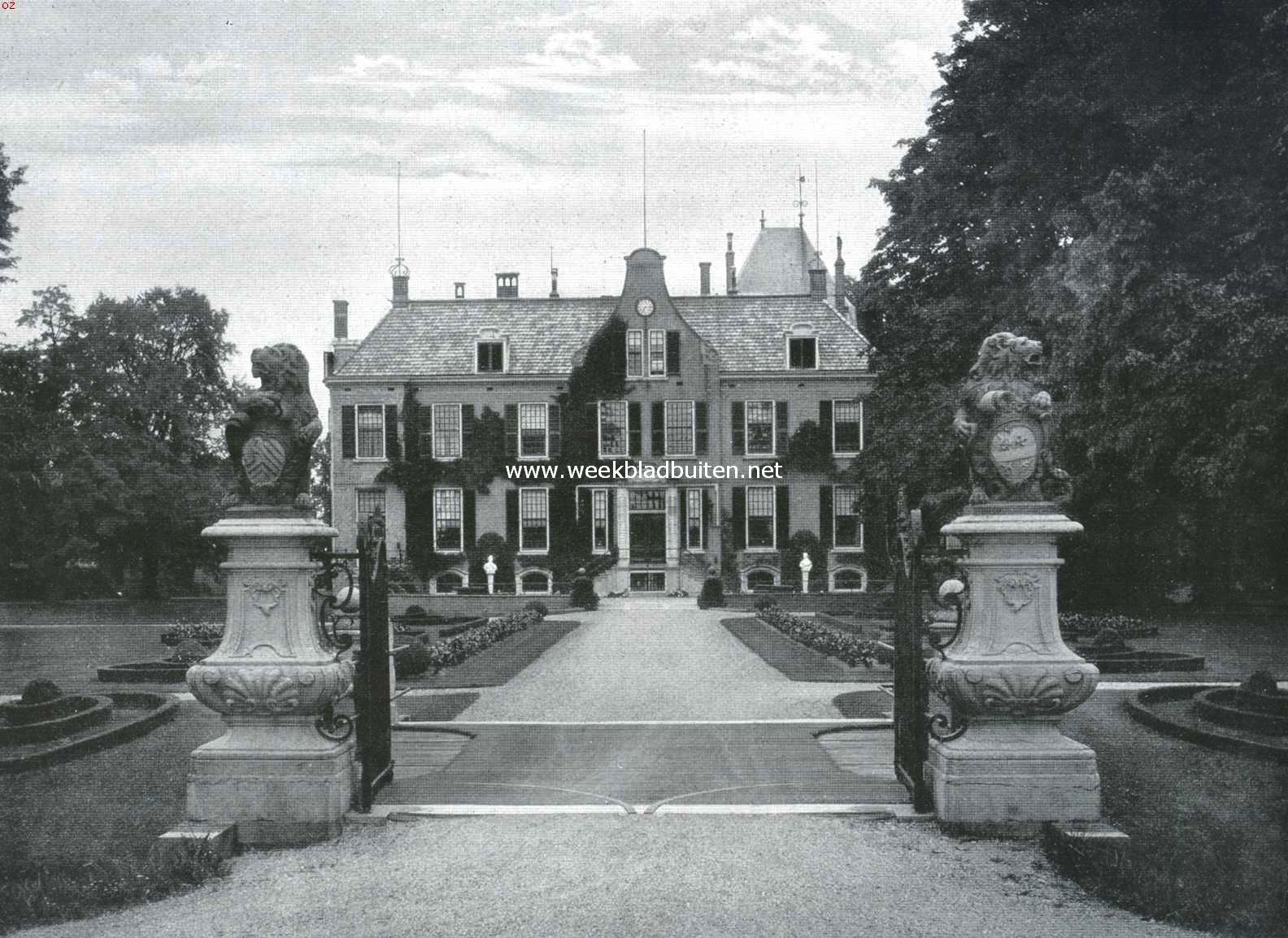 Het Huis Hoenlo bij Olst, voorgevel