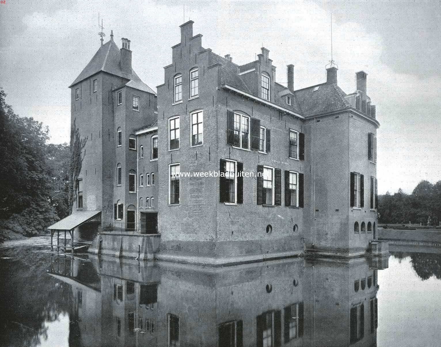 Het Huis Hoenlo, achter- en zijgevel