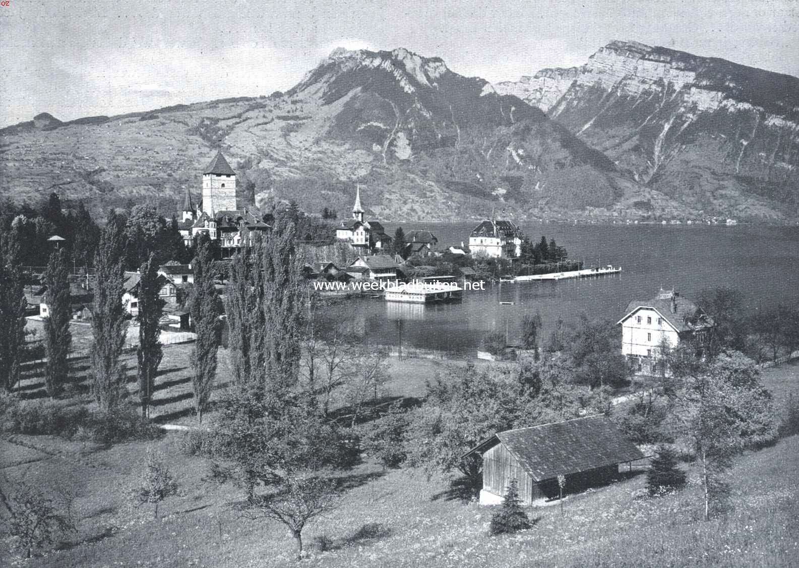 Het Thuner Meer bij Spiez