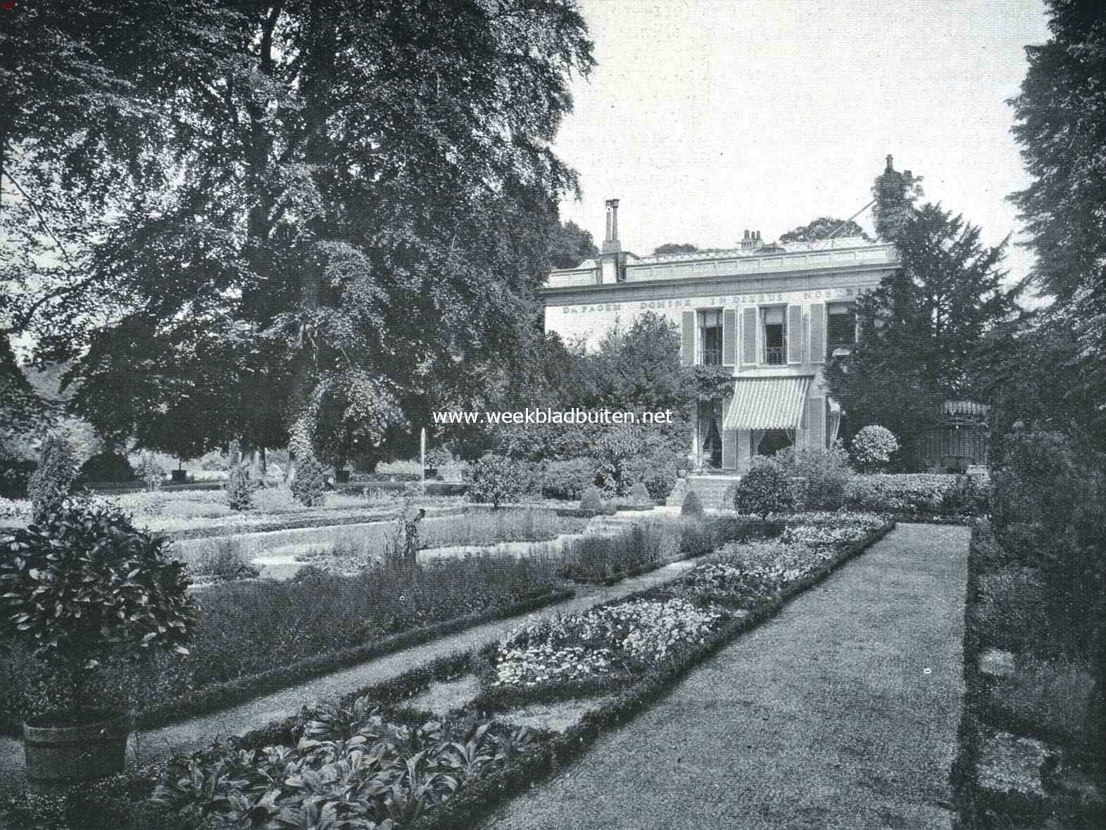 Spanderswoud, gezicht uit het park op den zijgevel