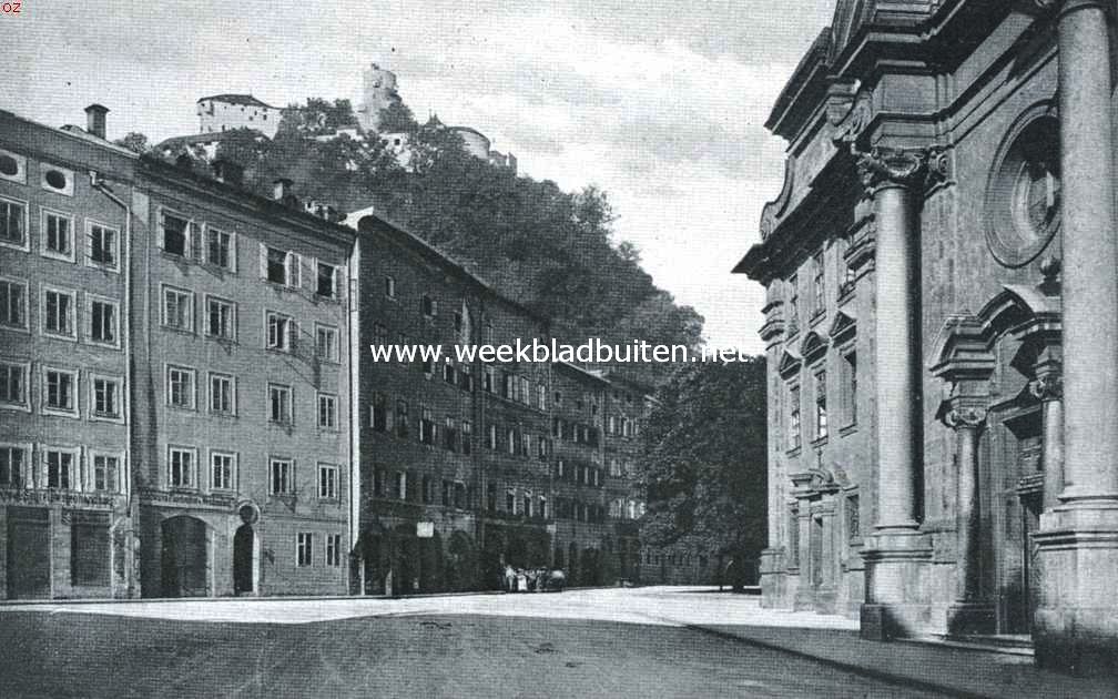 Salzburg. Bij de Kajetanskerk