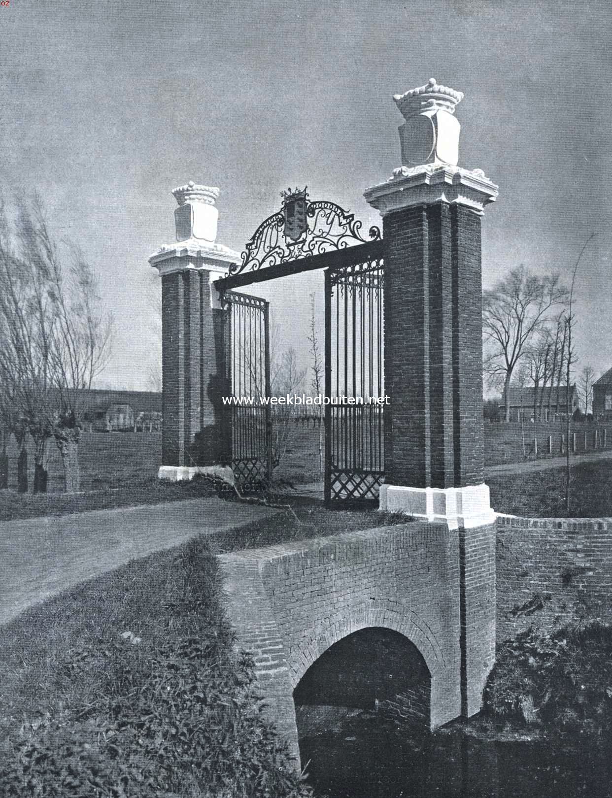 Inrijhek van de voormalige ridderhofstad Holy te Vlaardinger-Ambacht