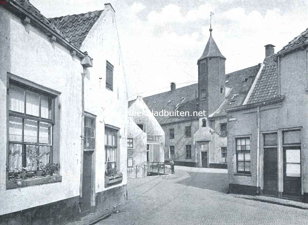 De Muurhuizen bij 't Sluisje, gezien van de Appelmarkt