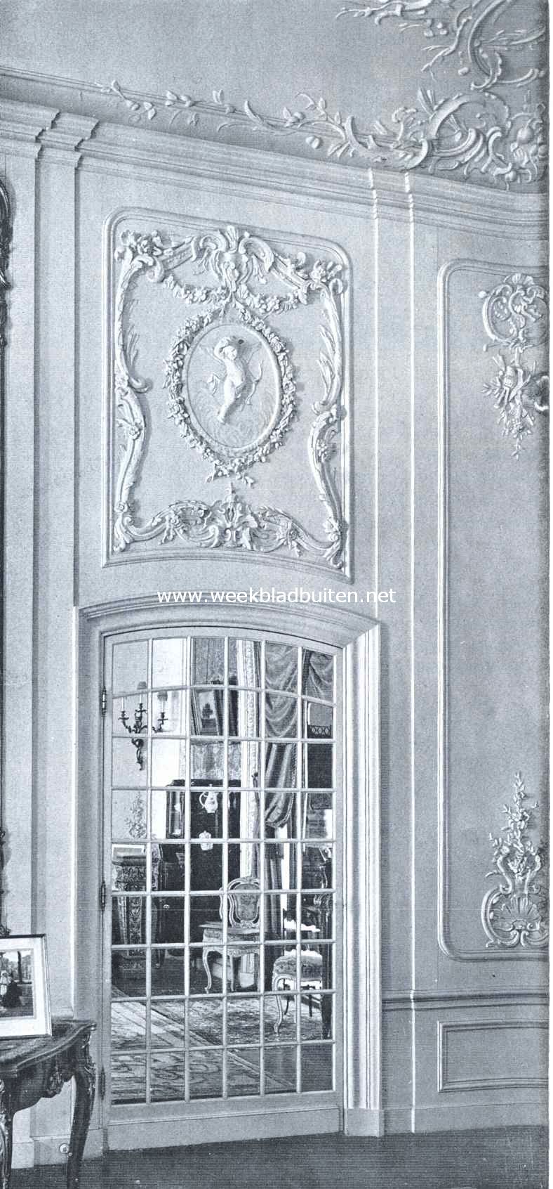 Het huis van de familie Van Loon. Deur in den salon