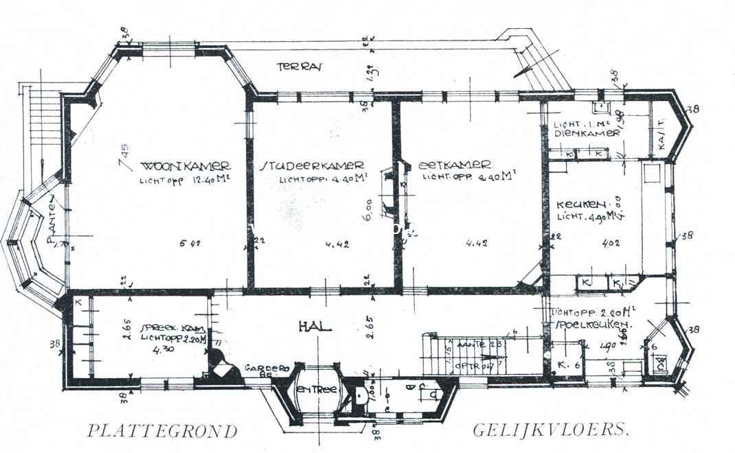 Plattegrond gelijkvloers