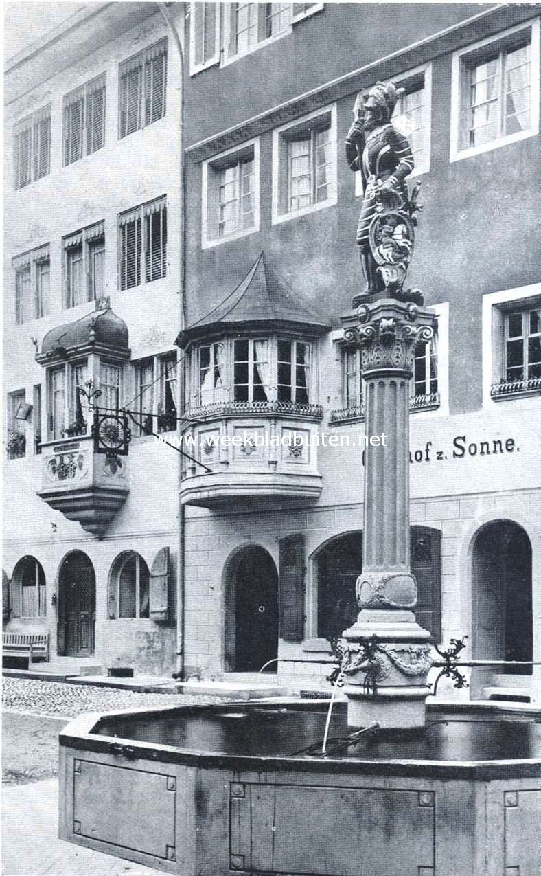 Oude fontein te Stein aan den Rijn