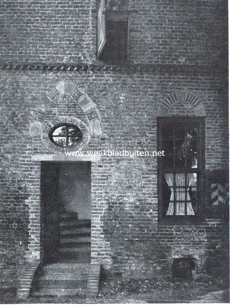 Op Molecaten, dtail van den voorgevel van 't Spijker