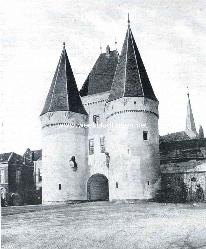 Poorten van Kampen. De Koornmarktspoort, buitenzijde