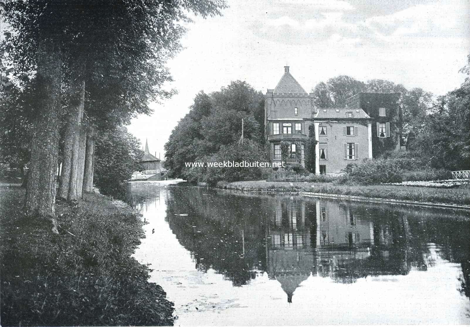 Het kasteel Rhijnestein. Achterzijde