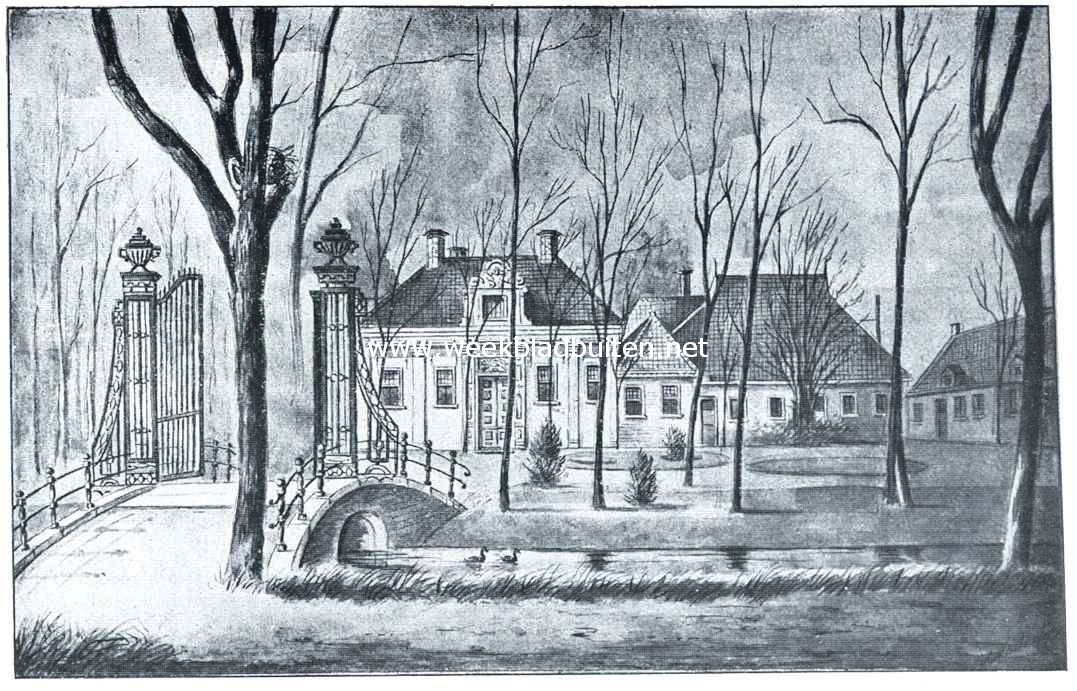 Het voormalige Friesma-State. Friesma-State omstreeks 1800
