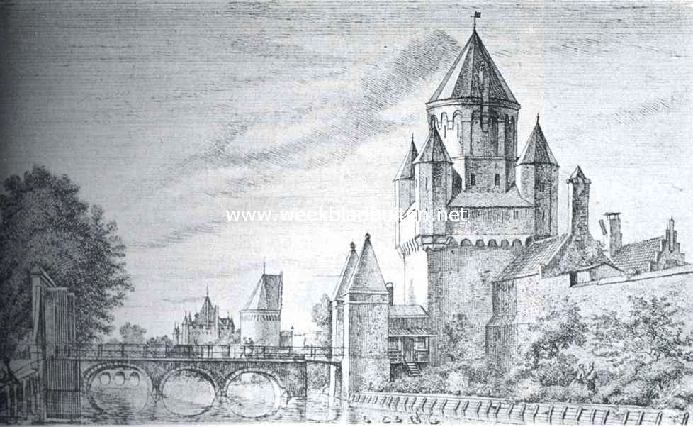 De in 1873 gesloopte Kleine Houtpoort te Haarlem