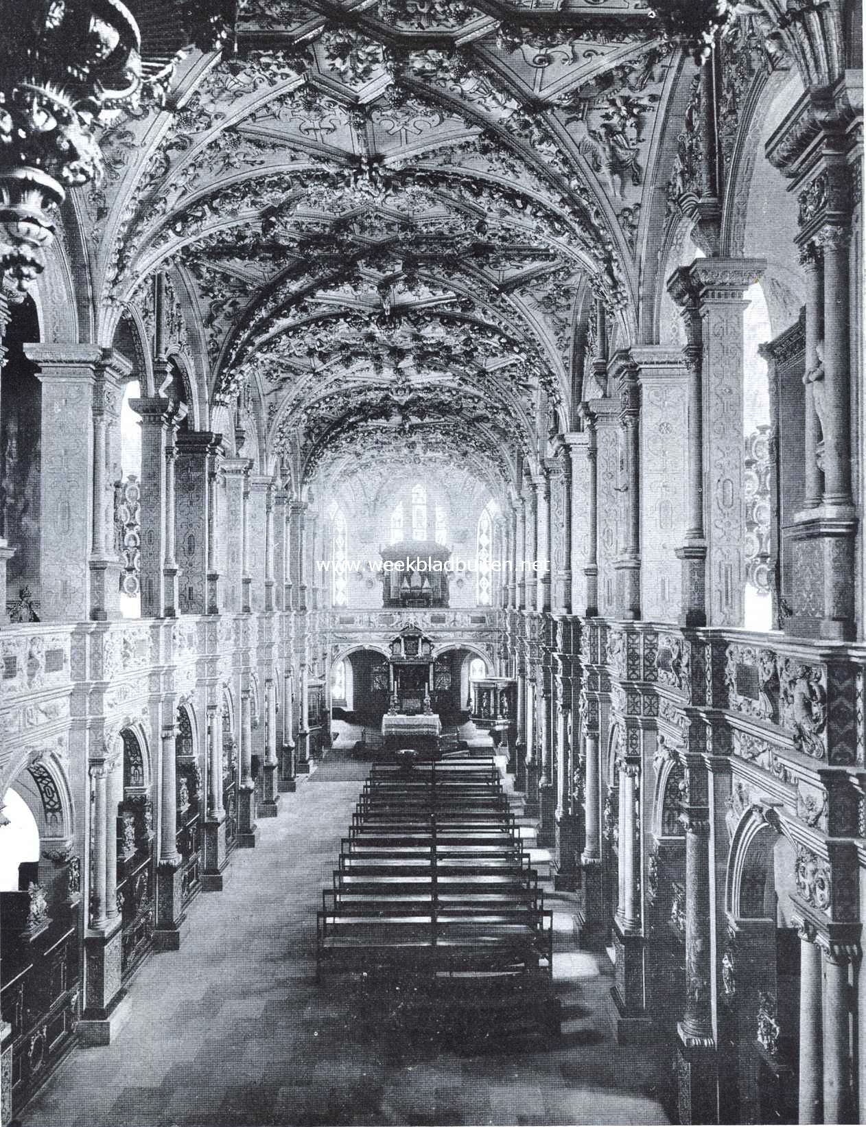In de slotkerk van het kasteel Frederiksborg
