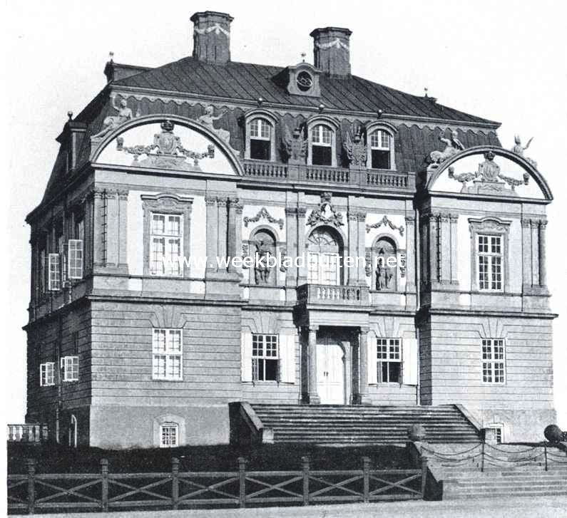Enkele monumenten om en in Kopenhagen. Het koninklijk jachtslot Eremitagen in Dyrehave